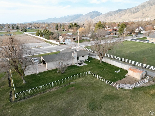 314 W 100 S, Providence, UT 84332 - birds eye view of property featuring a rural view, a mountain view, and a residential view