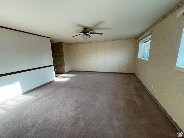 848 N 500 W, Malad City, ID 83252 - carpeted spare room with ceiling fan and baseboards