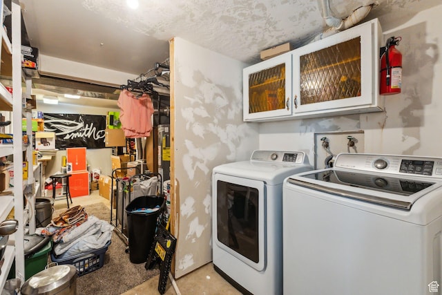 2013 W Mark St, Layton, UT 84041 - laundry area with washer and dryer and cabinet space
