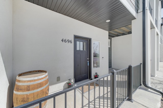 4696 W Talavera Way, Kearns, UT 84118 - view of exterior entry featuring stucco siding