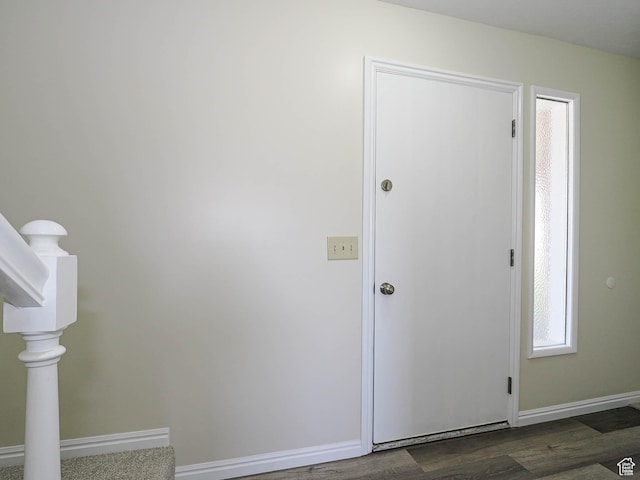 5085 Clover View Dr Unit 11, Murray, UT 84123 - entryway featuring dark wood-type flooring and baseboards
