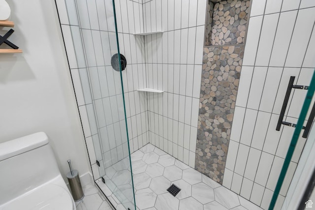 2155 E Blue Sky Dr, Eagle Mountain, UT 84005 - full bathroom featuring toilet and a stall shower