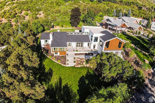 4155 S Parkview Dr, Salt Lake City, UT 84124 - birds eye view of property with a view of trees