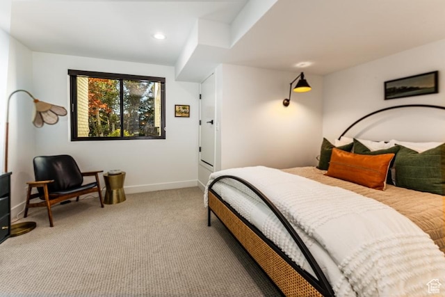 4155 S Parkview Dr, Salt Lake City, UT 84124 - bedroom with carpet floors, baseboards, and recessed lighting