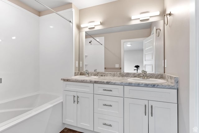 632 E 730 N, Hyrum, UT 84319 - full bath with shower / bath combination, double vanity, and a sink