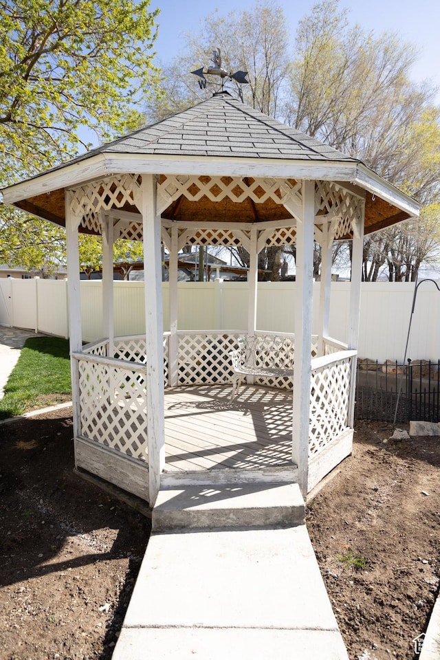 145 S 100 E, Redmond, UT 84652 - view of patio featuring a gazebo and fence