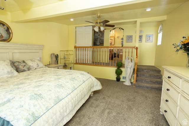 145 S 100 E, Redmond, UT 84652 - bedroom with dark colored carpet