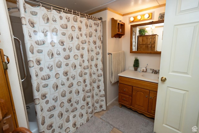 145 S 100 E, Redmond, UT 84652 - bathroom featuring curtained shower and vanity