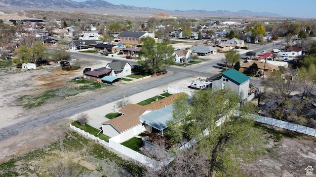 145 S 100 E, Redmond, UT 84652 - drone / aerial view with a residential view and a mountain view