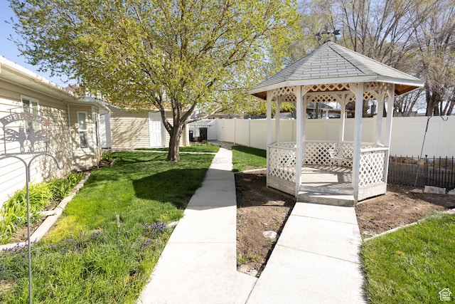 145 S 100 E, Redmond, UT 84652 - view of yard with a gazebo and fence