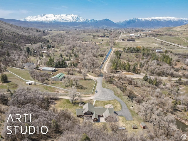 260 S 10450 E, Huntsville, UT 84317 - aerial view featuring a mountain view