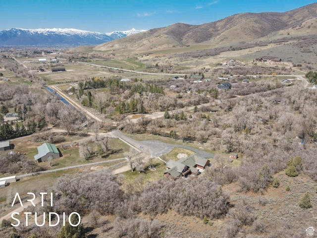 260 S 10450 E, Huntsville, UT 84317 - birds eye view of property featuring a mountain view