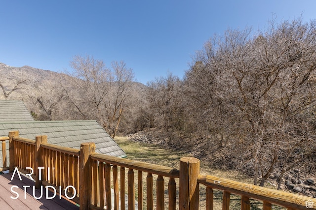 260 S 10450 E, Huntsville, UT 84317 - deck with a mountain view