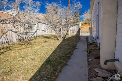 48 E 2nd N, Manila, UT 84046 - view of yard with a gate