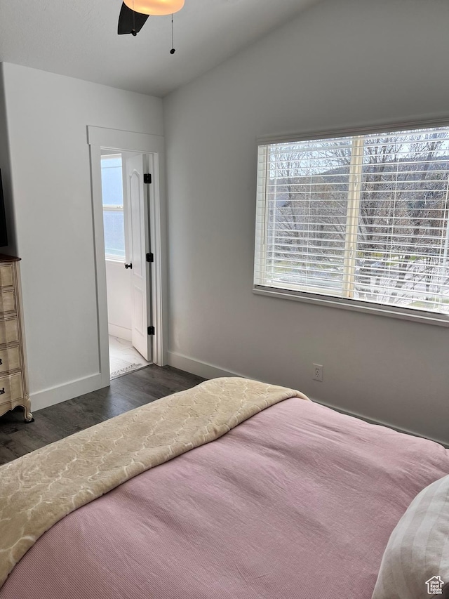 7777 N Mountain Ash Way, Eagle Mountain, UT 84005 - bedroom featuring ceiling fan, baseboards, and wood finished floors