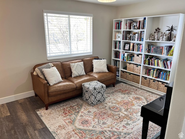 7777 N Mountain Ash Way, Eagle Mountain, UT 84005 - sitting room featuring baseboards and wood finished floors