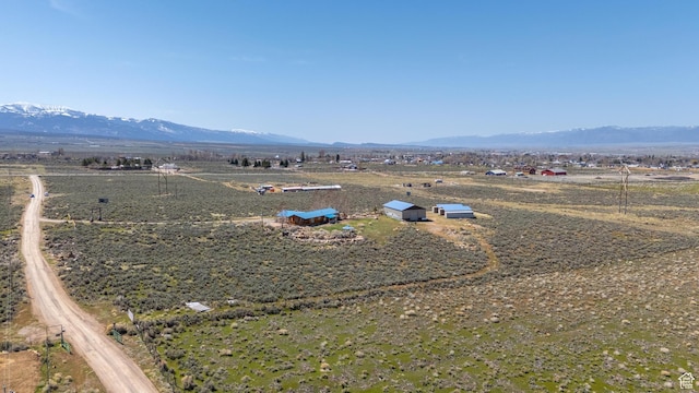 19185 N 11250 E, Mount Pleasant, UT 84647 - bird's eye view featuring a rural view and a mountain view