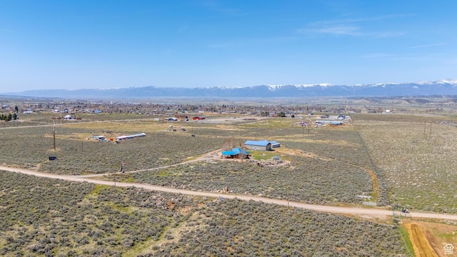 19185 N 11250 E, Mount Pleasant, UT 84647 - birds eye view of property featuring a rural view and a mountain view