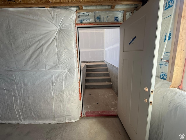 2405 W 3200 N, Farr West, UT 84404 - stairs with concrete floors