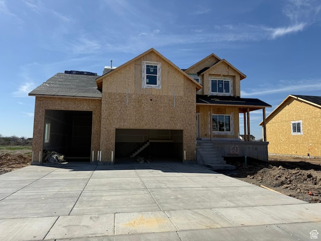 2405 W 3200 N, Farr West, UT 84404 - property under construction with an attached garage, stucco siding, and concrete driveway