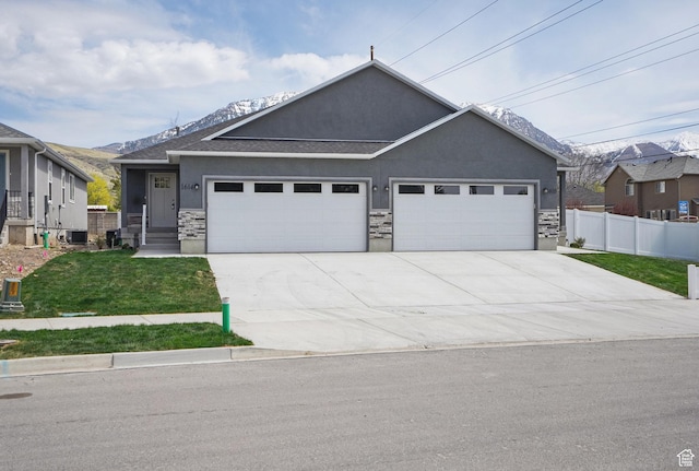 1614 N 160 E Unit 2, Orem, UT 84057 - single story home with a garage, stucco siding, fence, a front lawn, and driveway
