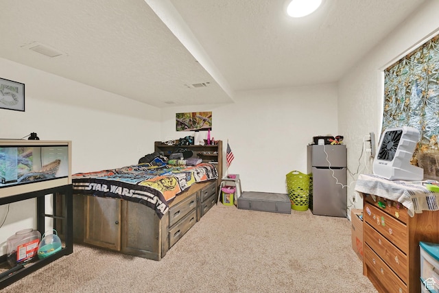 1705 W 4575 S, Roy, UT 84067 - carpeted bedroom with freestanding refrigerator