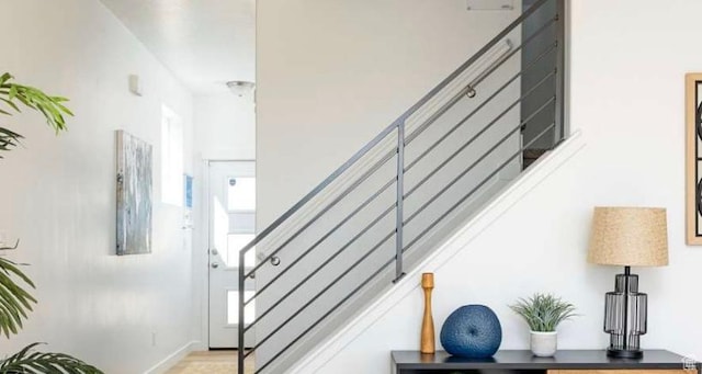 162 N Mia Cv Unit 16, Saratoga Springs, UT 84045 - staircase featuring baseboards