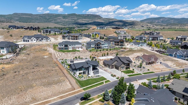 3131 E Lindsay Spring Rd, Heber City, UT 84032 - bird's eye view featuring a mountain view and a residential view