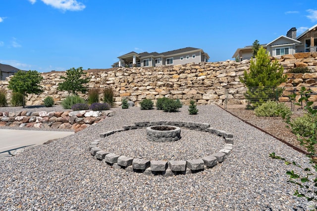 3131 E Lindsay Spring Rd, Heber City, UT 84032 - view of yard featuring an outdoor fire pit