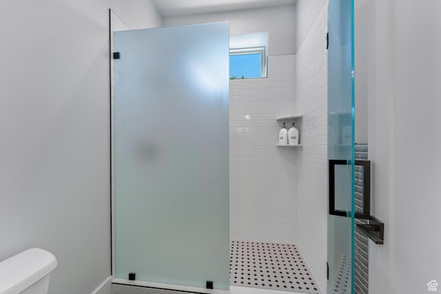 3131 E Lindsay Spring Rd, Heber City, UT 84032 - full bathroom with a shower stall and toilet