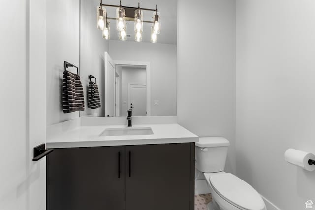 3131 E Lindsay Spring Rd, Heber City, UT 84032 - bathroom with vanity and toilet