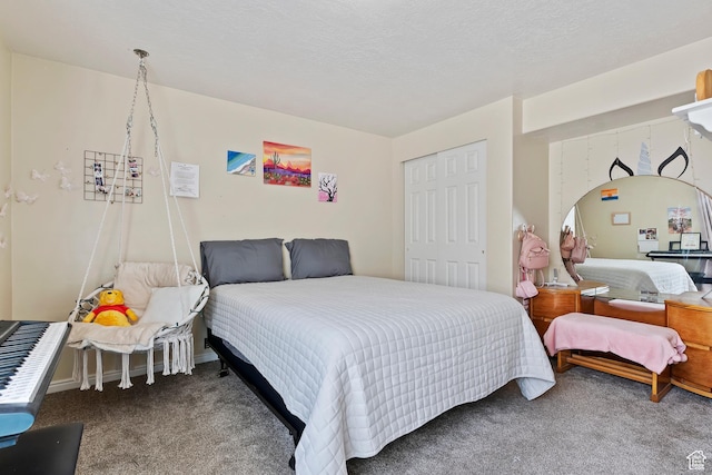 6761 S High Bluff Dr W, West Jordan, UT 84084 - bedroom featuring carpet flooring and a closet