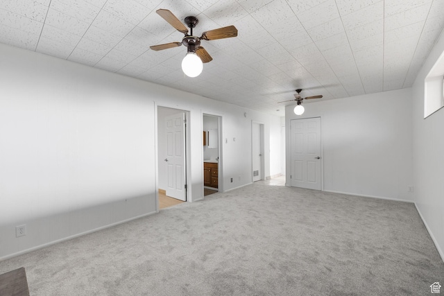 3481 S 3530 E, Salt Lake City, UT 84109 - carpeted spare room featuring ceiling fan and baseboards