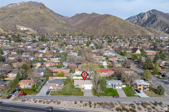 3481 S 3530 E, Salt Lake City, UT 84109 - drone / aerial view featuring a residential view and a mountain view