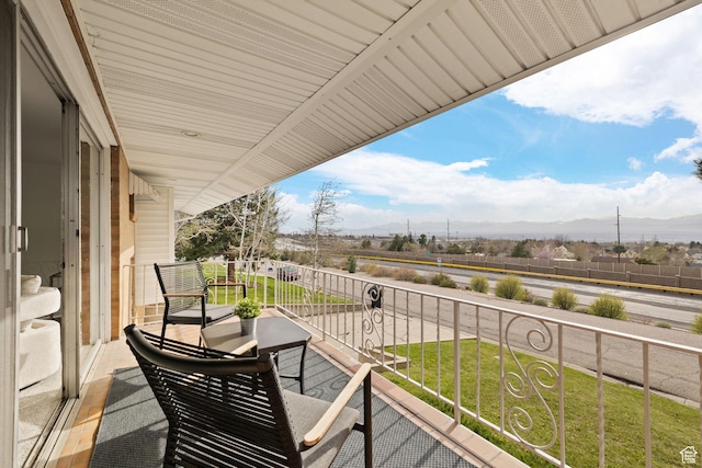 3481 S 3530 E, Salt Lake City, UT 84109 - balcony featuring a mountain view