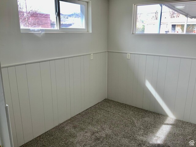 165 W 500 N, Richfield, UT 84701 - carpeted spare room featuring a wainscoted wall