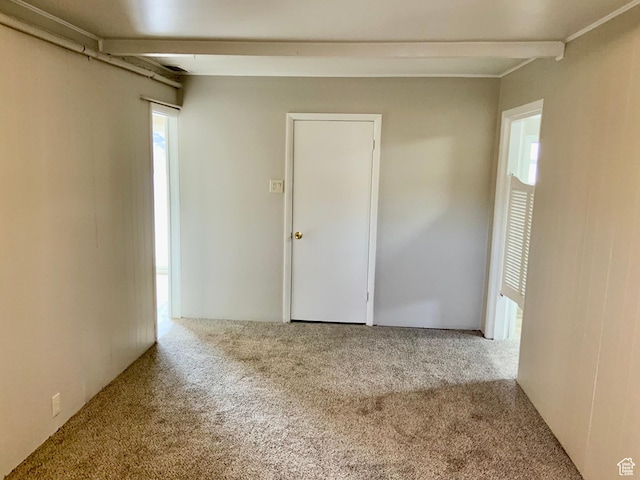 165 W 500 N, Richfield, UT 84701 - carpeted spare room with beam ceiling