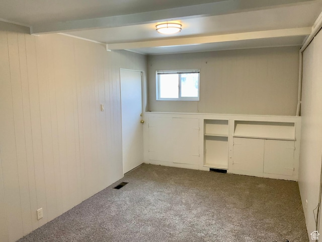 165 W 500 N, Richfield, UT 84701 - basement featuring carpet and wooden walls