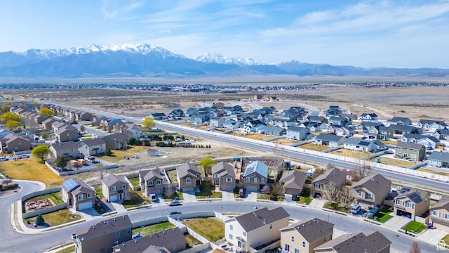 4687 E Jordan Way, Eagle Mountain, UT 84005 - aerial view with a residential view and a mountain view