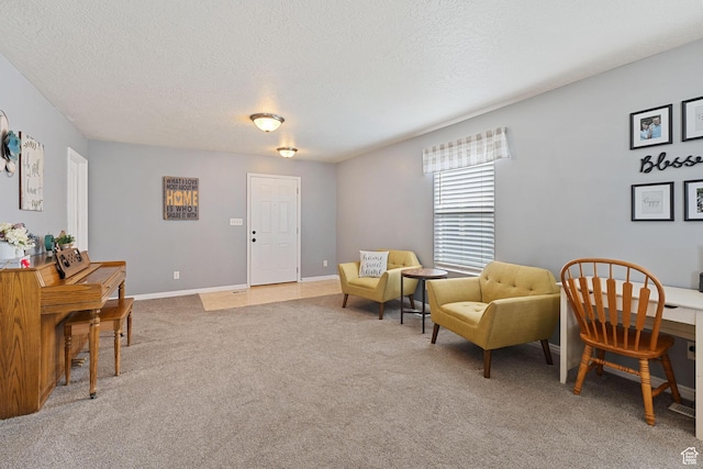 4687 E Jordan Way, Eagle Mountain, UT 84005 - living area with light carpet and a textured ceiling