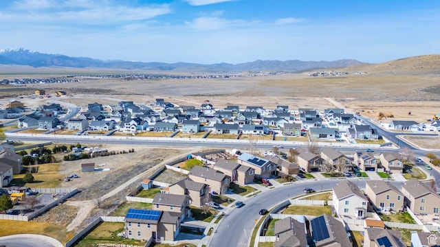 4687 E Jordan Way, Eagle Mountain, UT 84005 - bird's eye view with a mountain view and a residential view