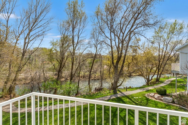 1021 E Riverbend Ln S, Ogden, UT 84404 - balcony with a water view