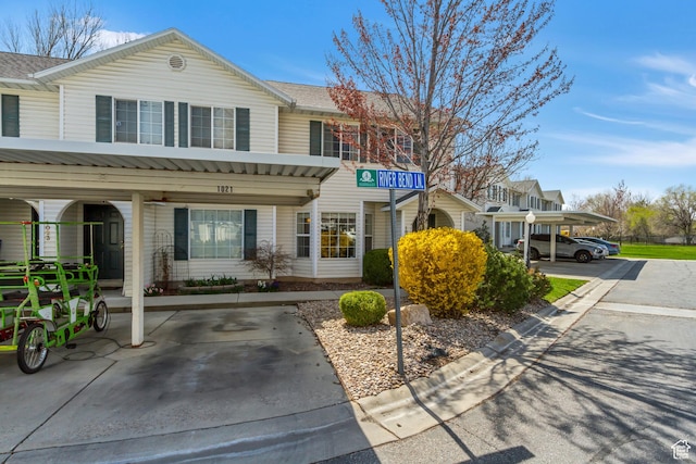 1021 E Riverbend Ln S, Ogden, UT 84404 - view of front of house featuring covered parking