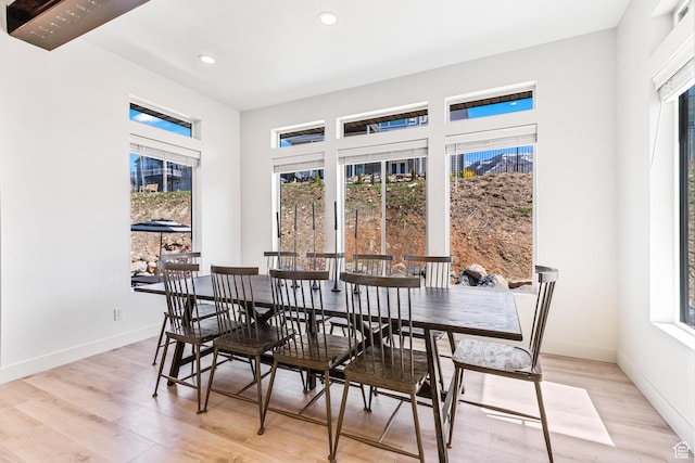 94 S 950 E, Hyde Park, UT 84318 - dining space featuring recessed lighting, light wood-style flooring, and a healthy amount of sunlight