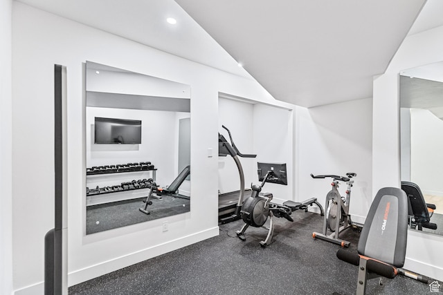 94 S 950 E, Hyde Park, UT 84318 - workout area with baseboards and recessed lighting