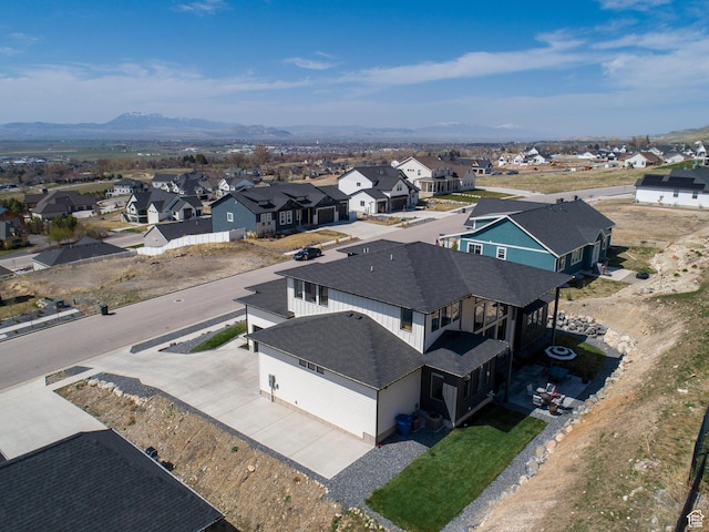 94 S 950 E, Hyde Park, UT 84318 - bird's eye view featuring a residential view and a mountain view