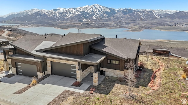 11285 N Shoreline Ct, Hideout, UT 84036 - mountain view with a water view