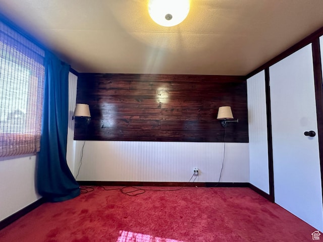 967 E Rudder St Unit 53, Garden City, UT 84028 - carpeted empty room with wooden walls and baseboards