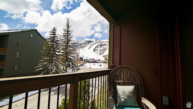1530 Empire Ave Unit 302, Park City, UT 84060 - snow covered back of property with a mountain view