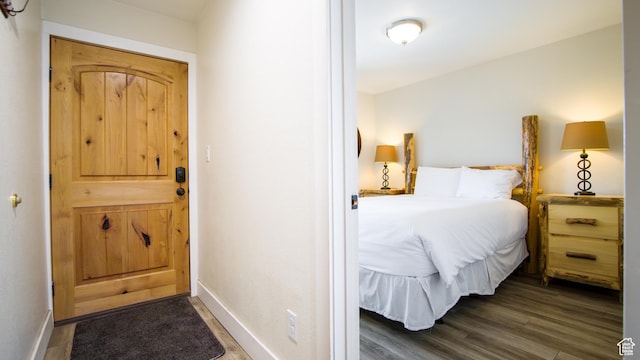 1530 Empire Ave Unit 302, Park City, UT 84060 - bedroom with wood finished floors and baseboards